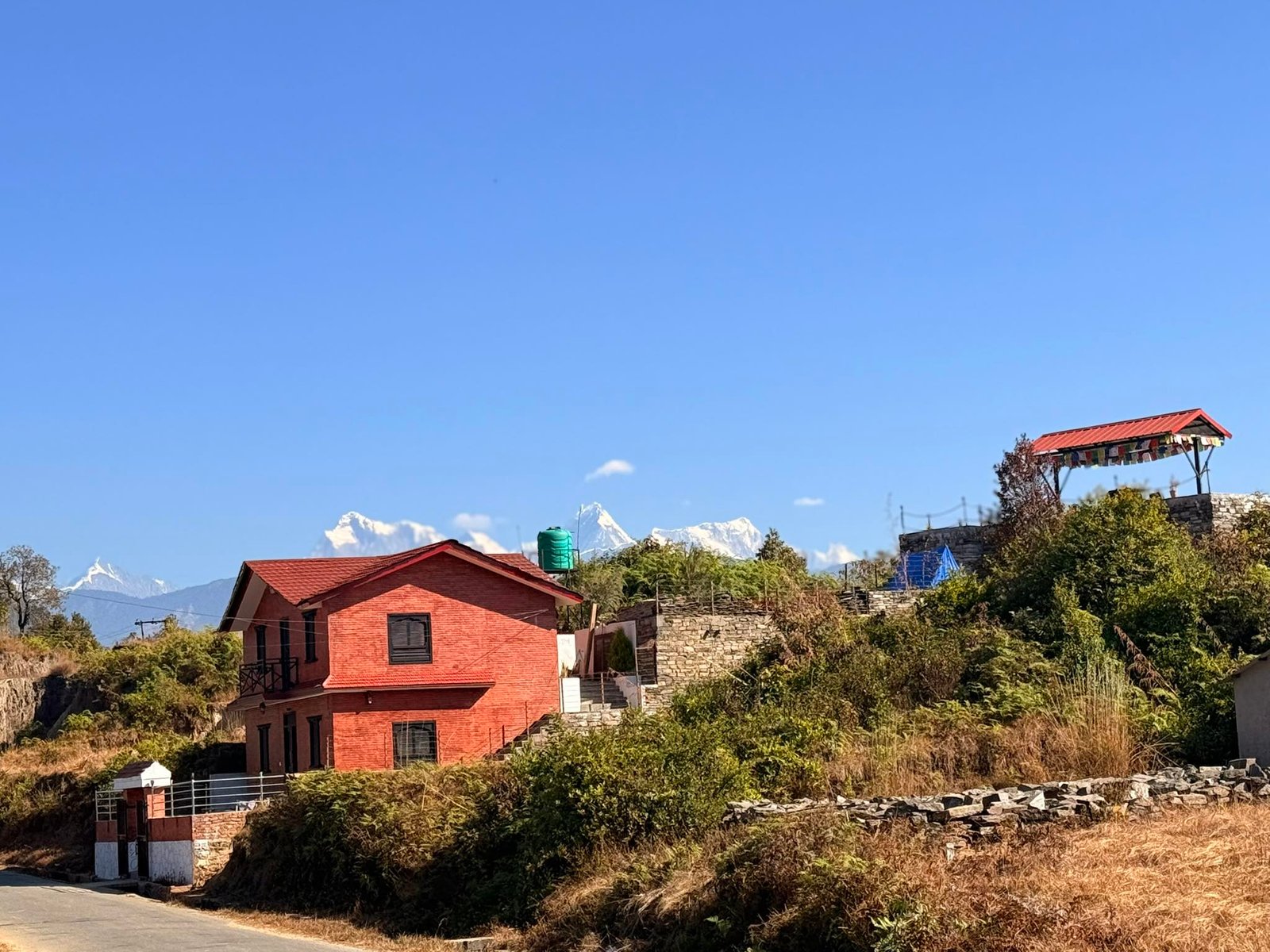 Luxury villa exterior at Rato Ghar Eco Retreat